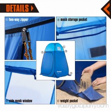 KingCamp Portable Pop Up Privacy Shelter Dressing Changing Privy Tent Cabana Screen Room w Weight Bag for Camping Shower Fishing Bathing Toilet Beach Park, Carry Bag Included 566325972